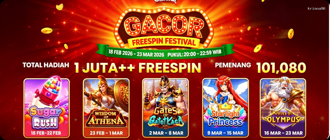 Login krisna96 Sekarang Bonus Melimpah